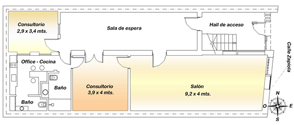 Plano del lugar
